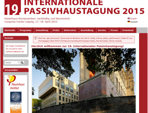 19. Passivhaustagung Leipzig