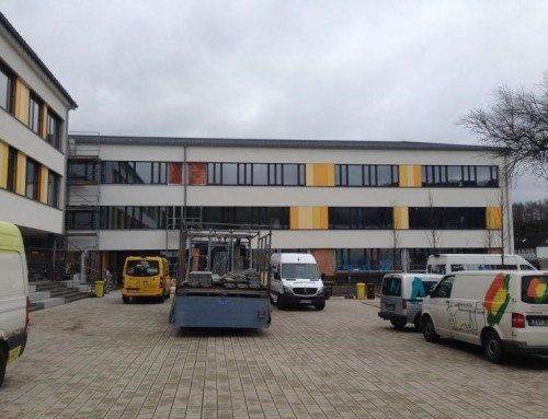 Gymnasium in Engelskirchen, 4 große Messungen auf einen Streich!!